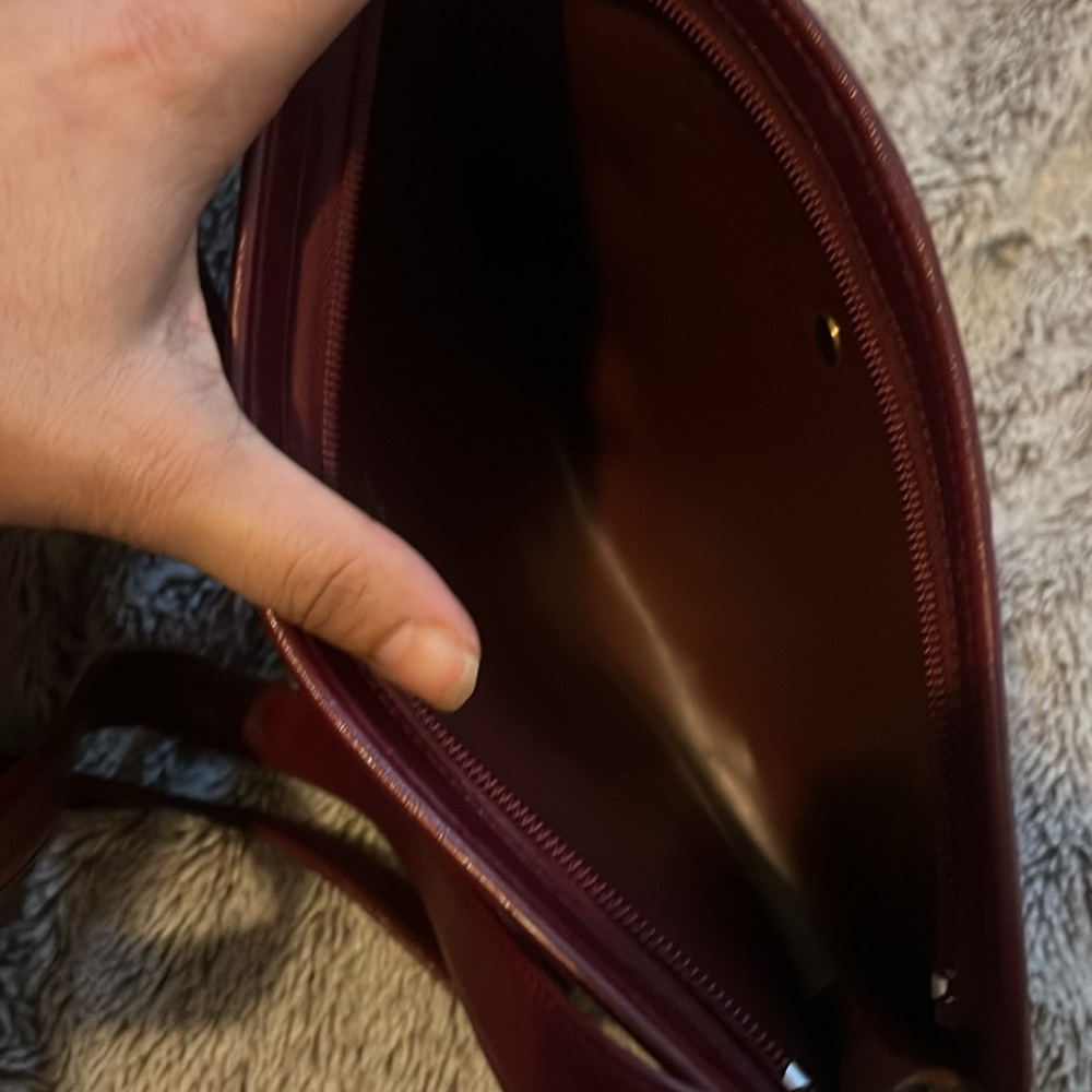 Dior vintage dark maroon cross body bag - Picture 9 of 13